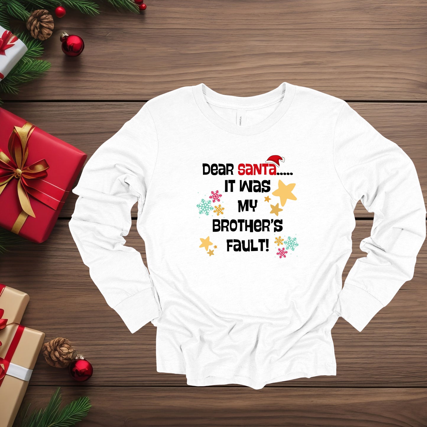Dear Santa, It Was My Brother's Fault