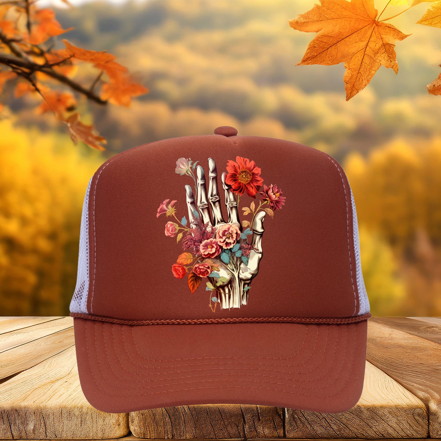 Floral Skeleton Hand