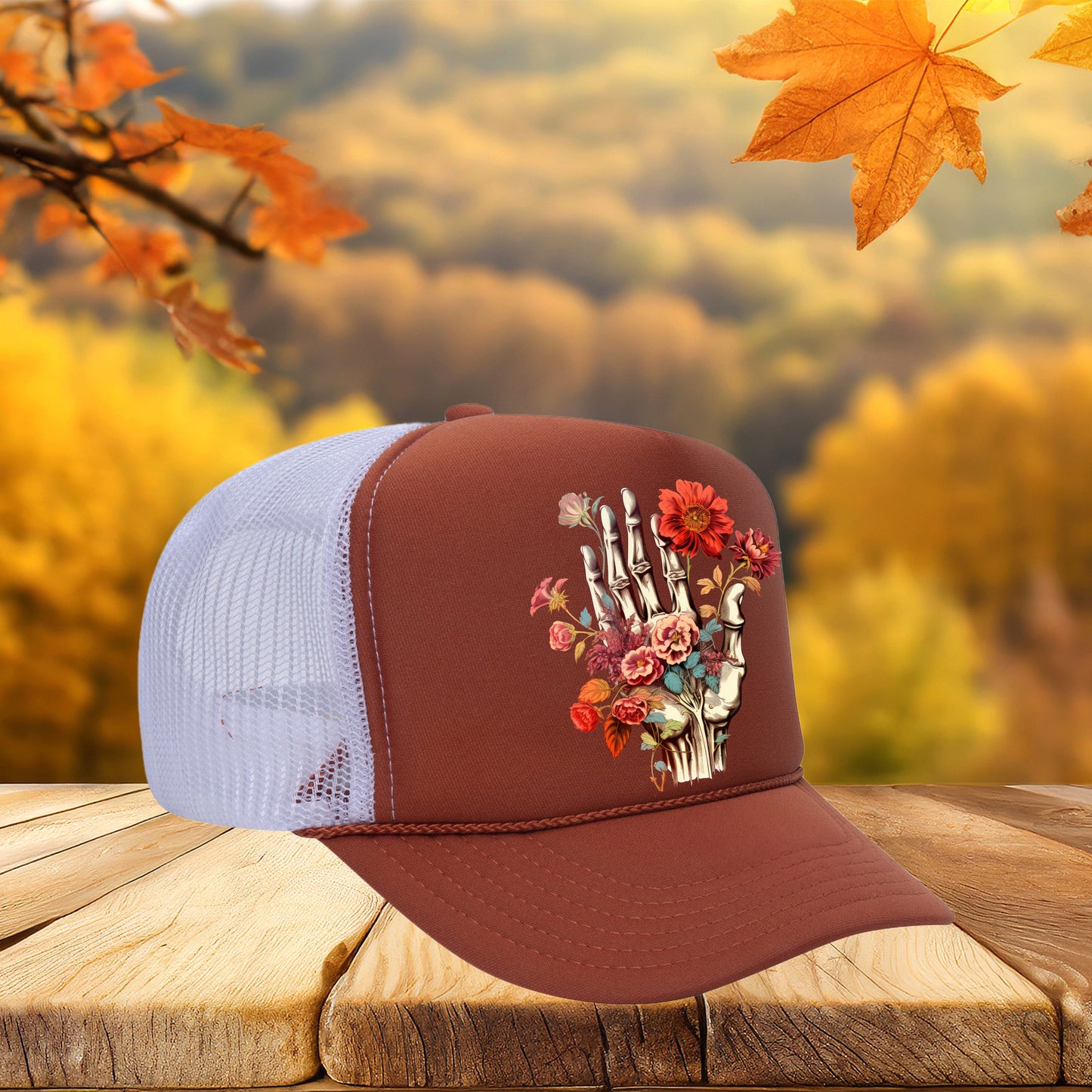 Floral Skeleton Hand