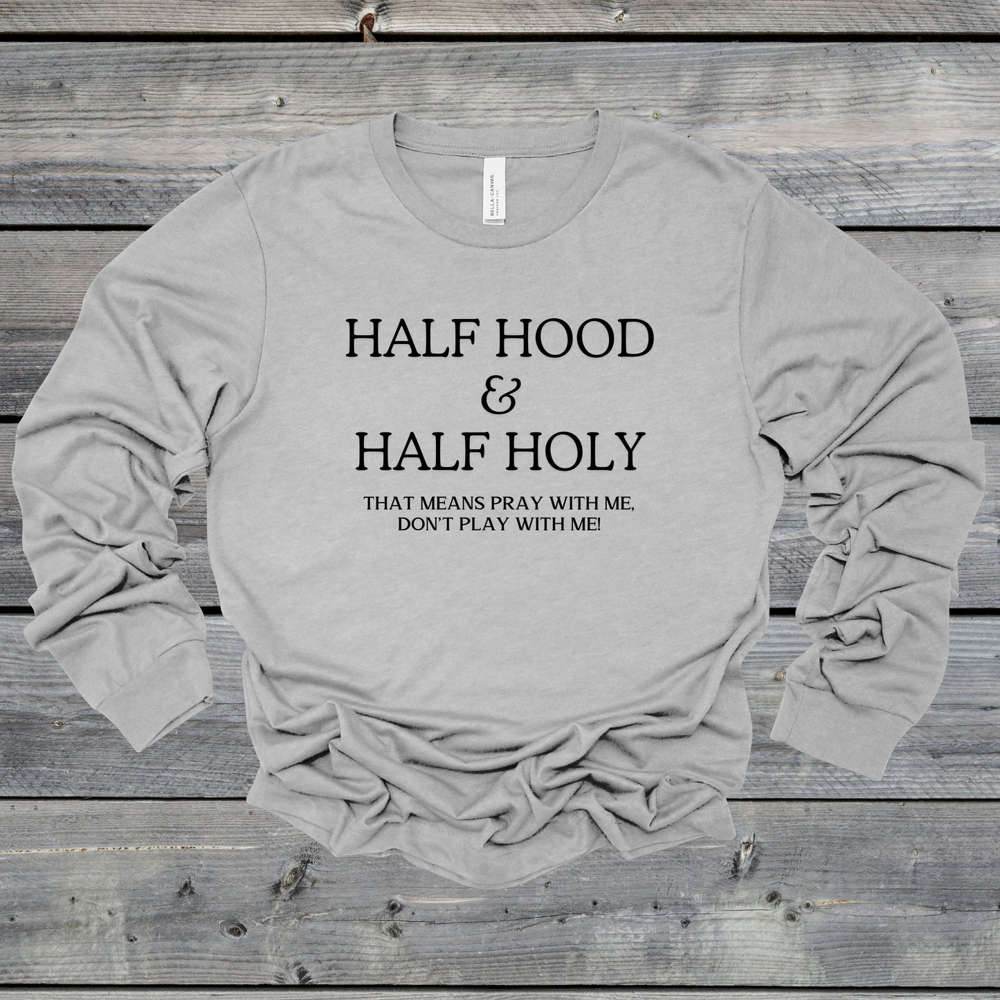 Half Hood & Half Holy-Black