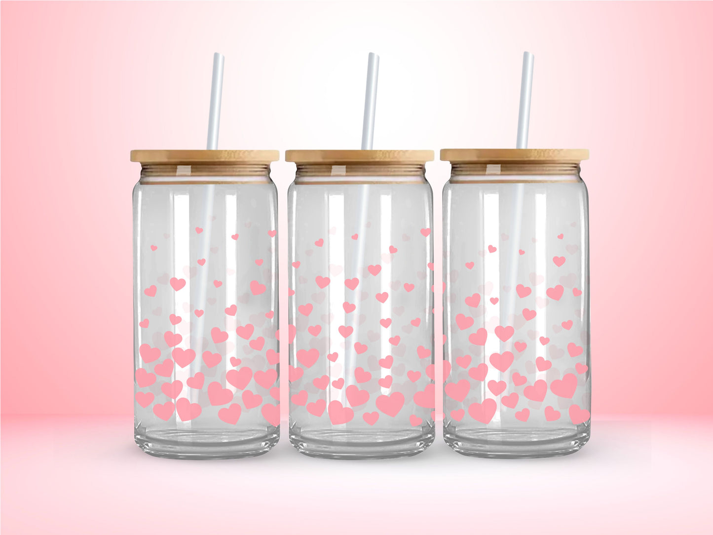 Valentine's Glass Tumblers