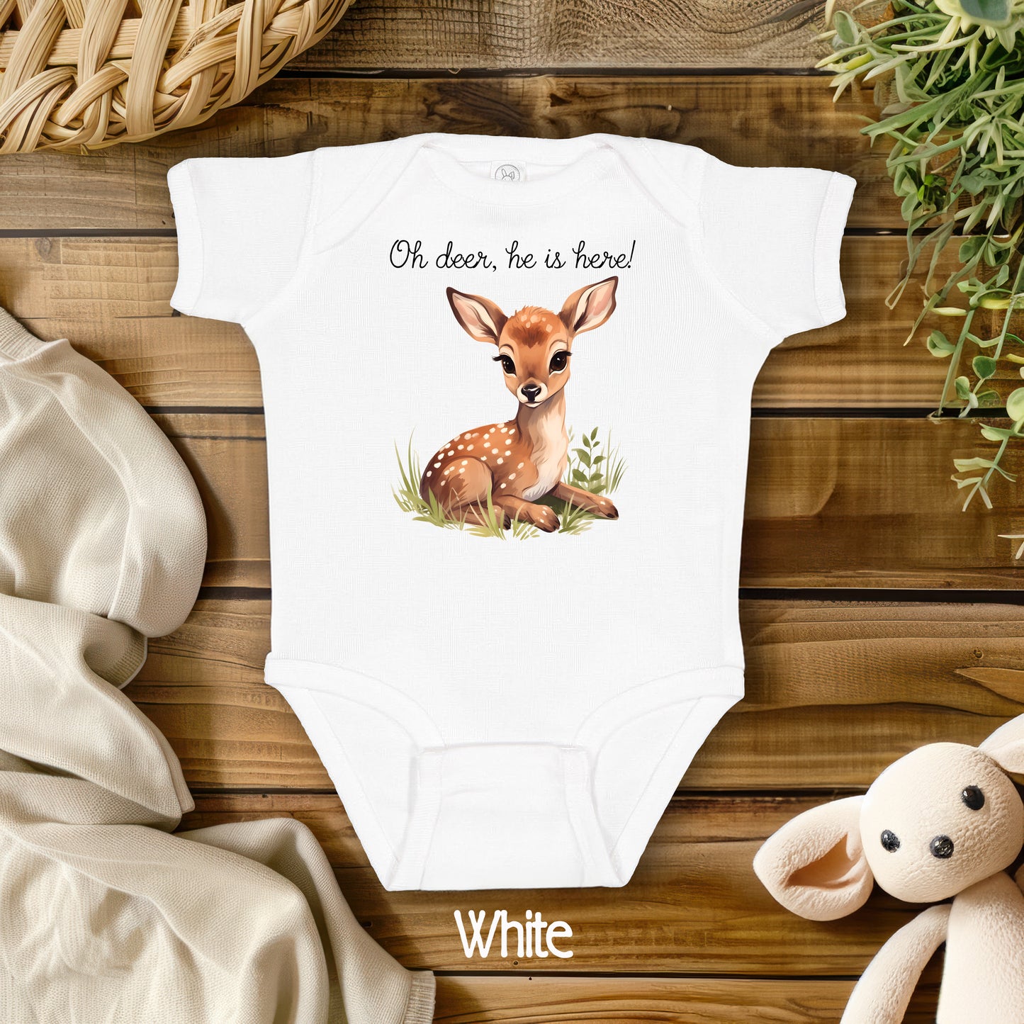Oh Deer He Is Here