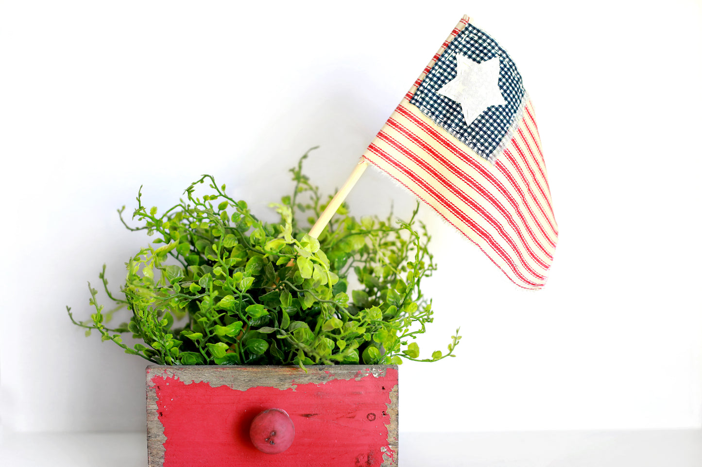 Tattered American Flag Large