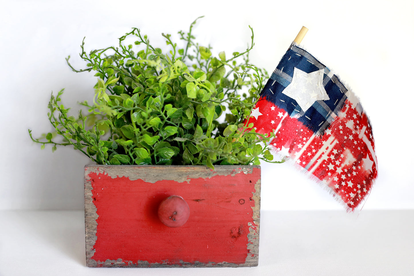 Tattered American Flag Small