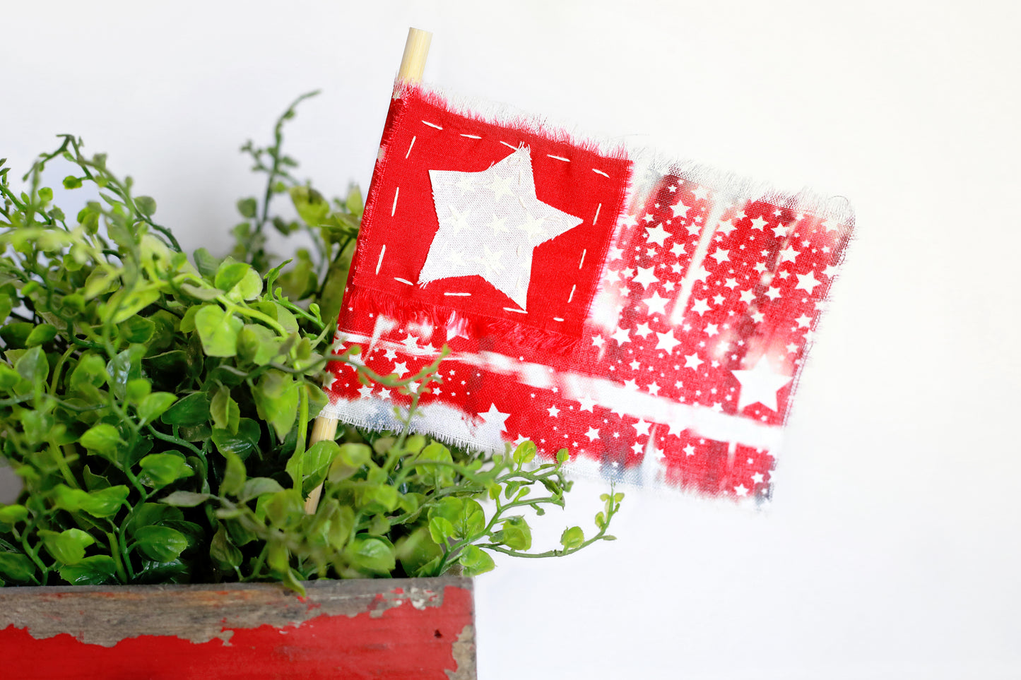 Tattered American Flag Small