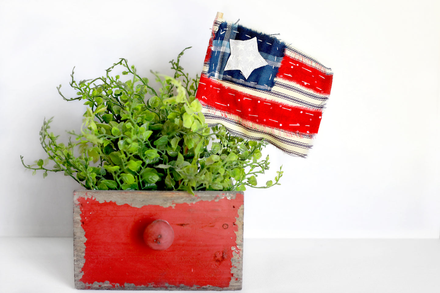 Tattered American Flag Small