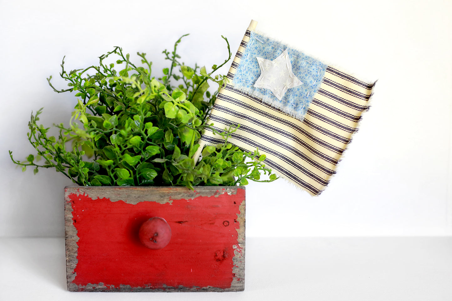 Tattered American Flag Small