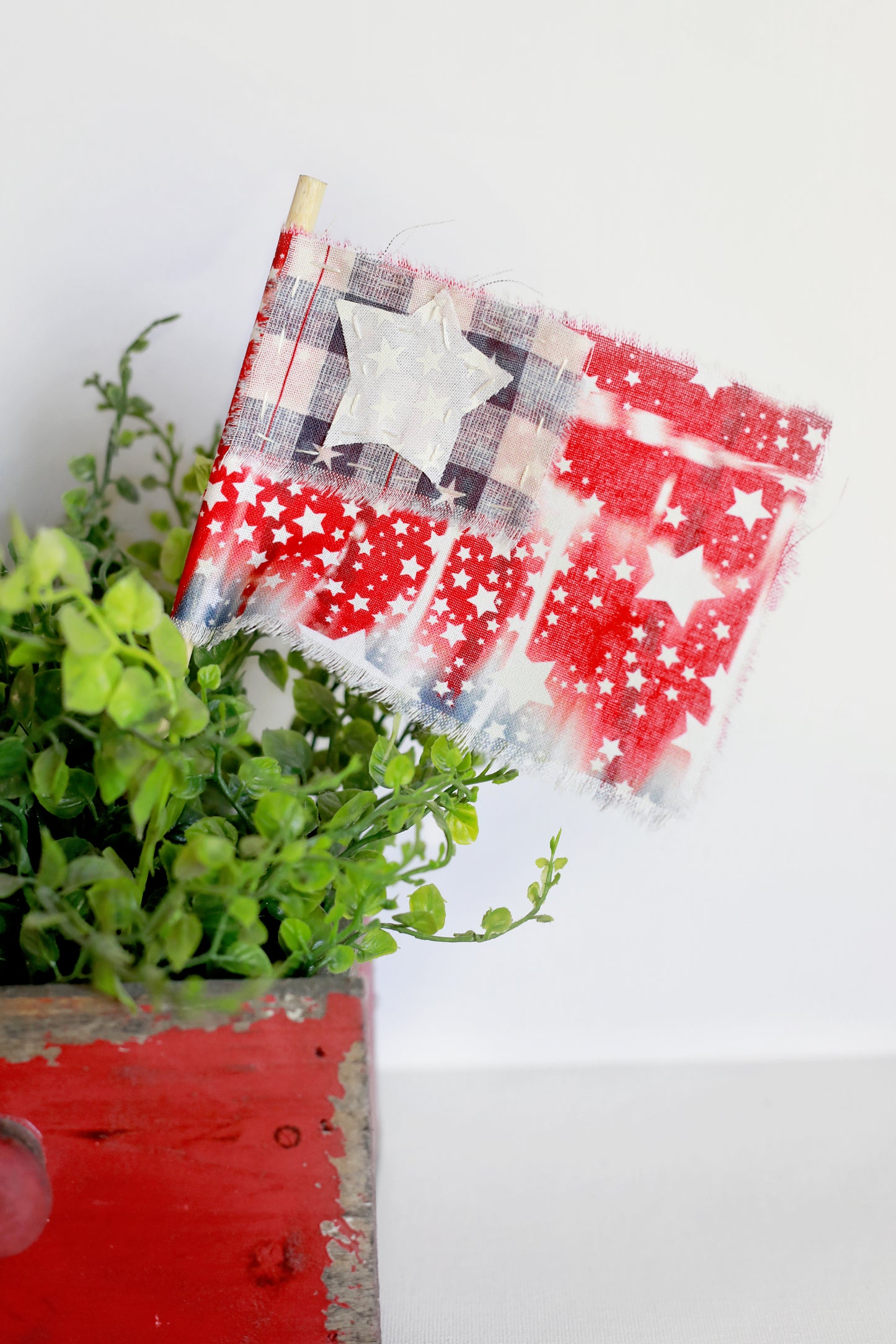 Tattered American Flag Small