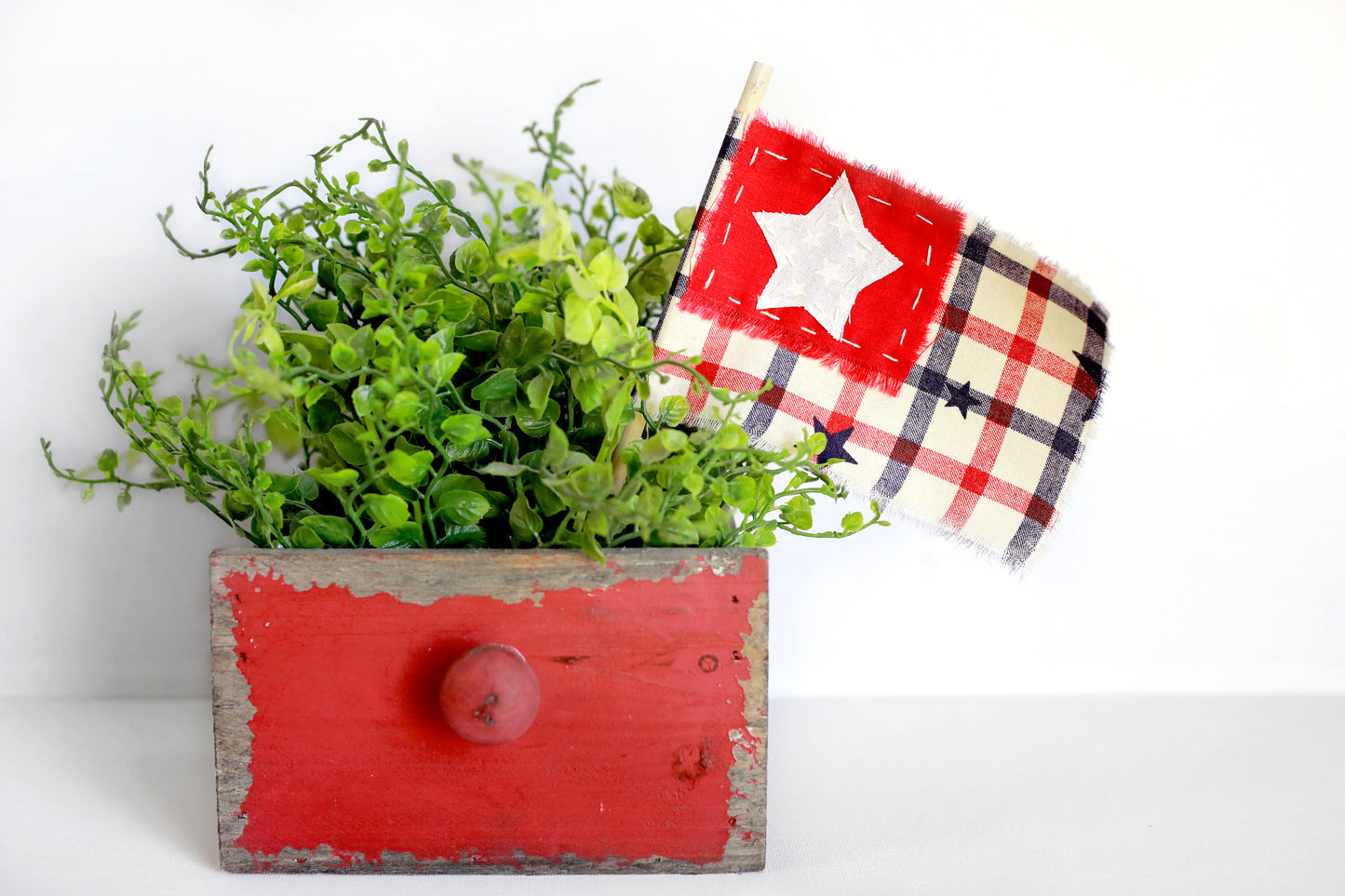 Tattered American Flag Small