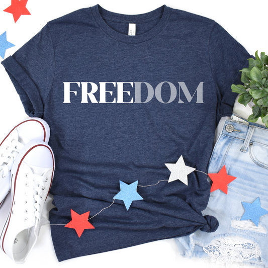 FREEDOM White T-Shirt