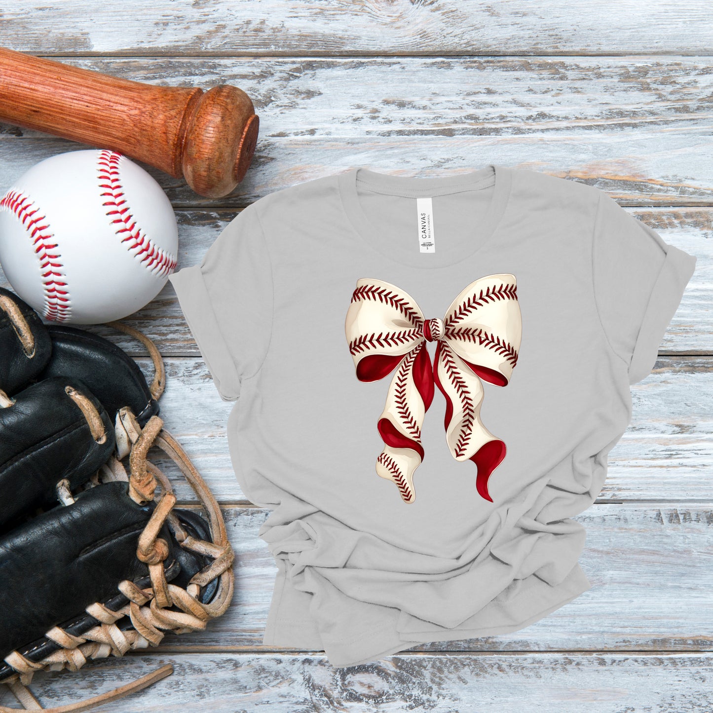 Baseball Coquette Bow