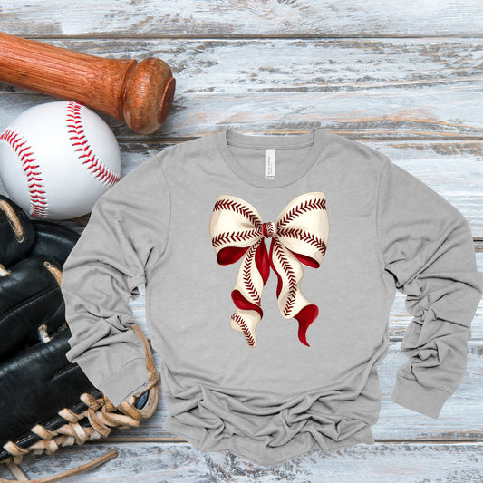 Baseball Coquette Bow