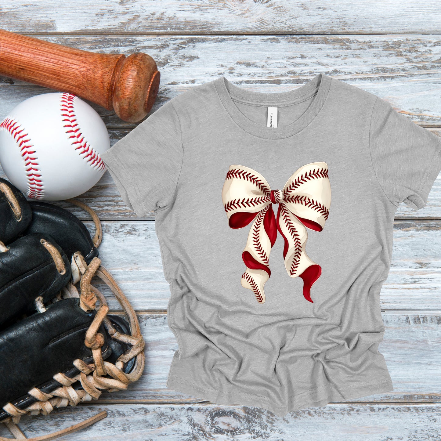 Baseball Coquette Bow