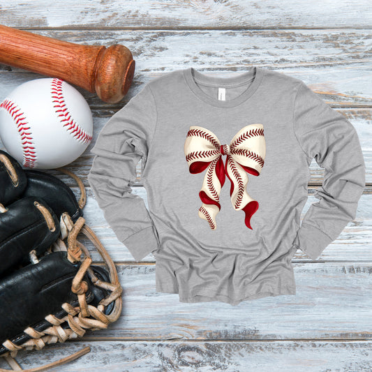 Baseball Coquette Bow