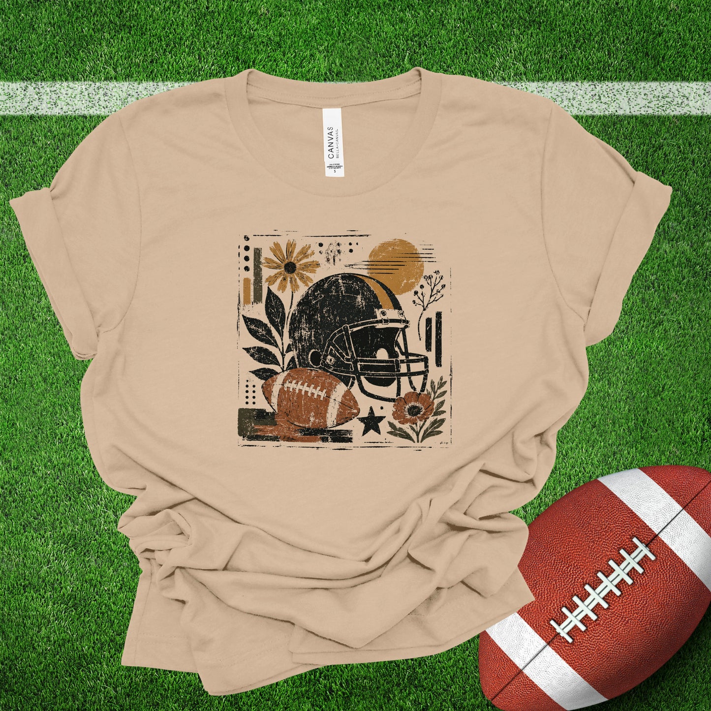 Boho Grunge Football (Multiple Color Choices)