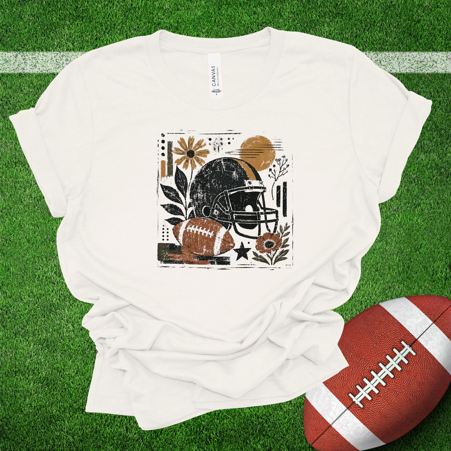 Boho Grunge Football (Multiple Color Choices)
