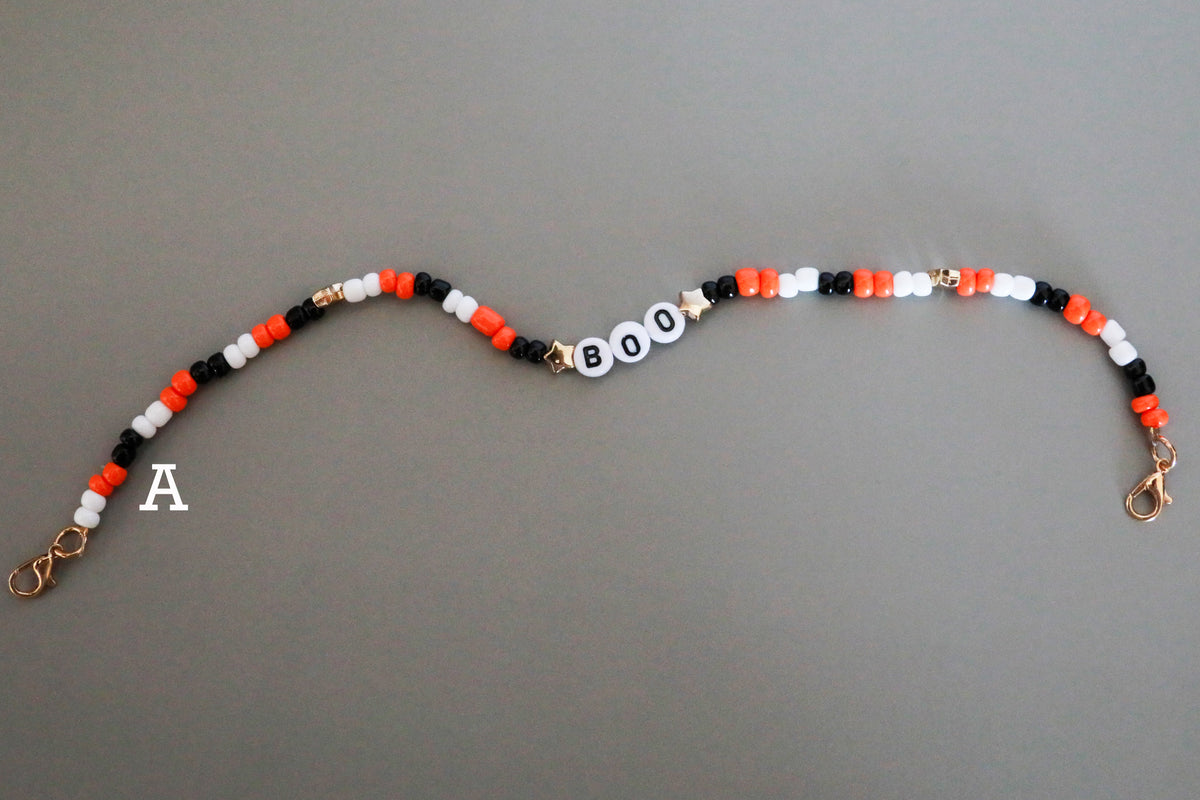 Beaded Halloween Hat Chains