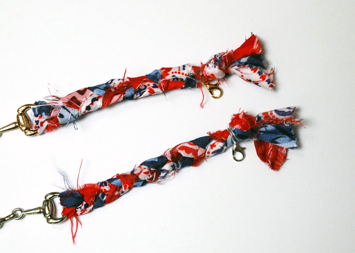 Simple Braided & Frayed Bandana with Snaffle Bit Trucker Hat