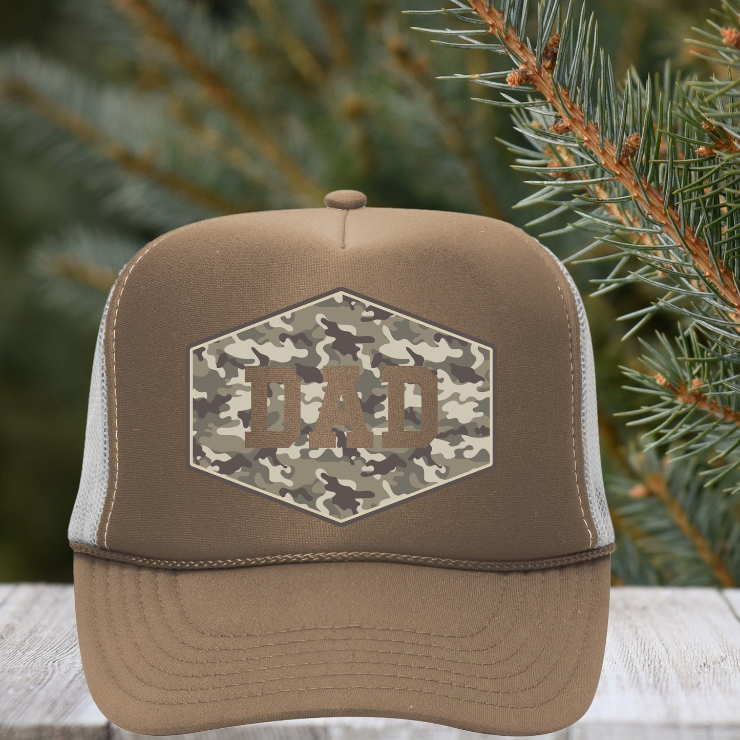 Camo Dad  Patch