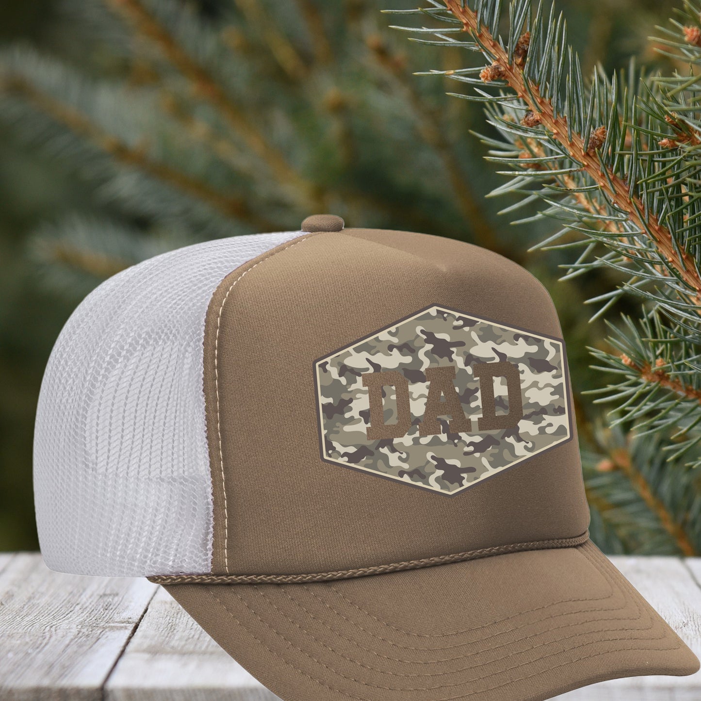 Camo Dad  Patch