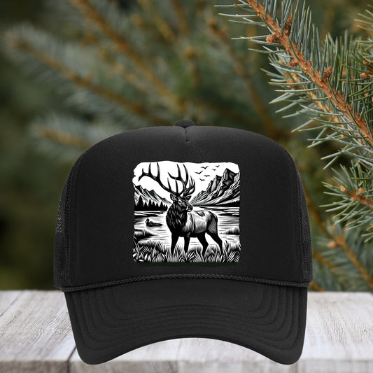 Elk (Black Transfer)