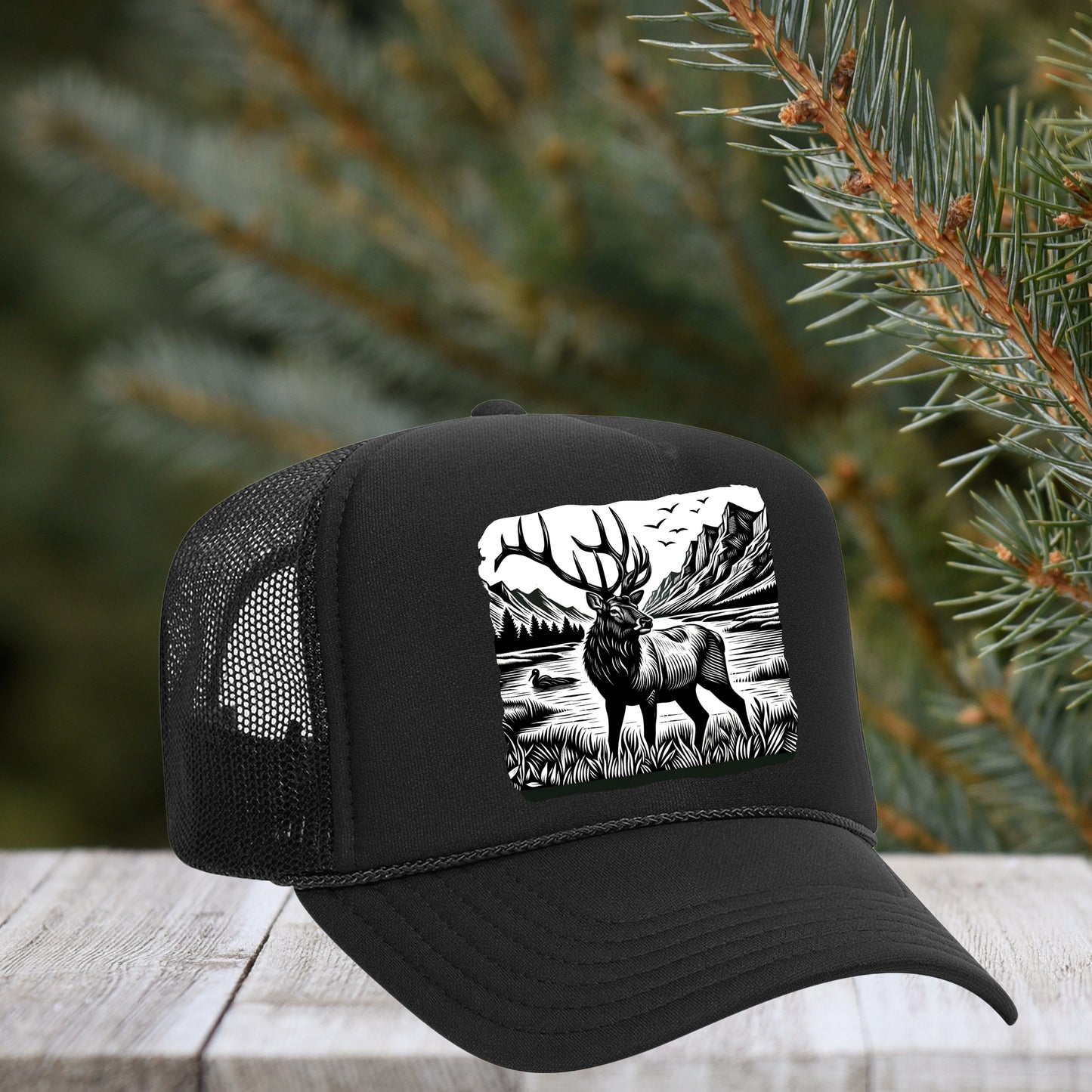 Elk (Black Transfer)