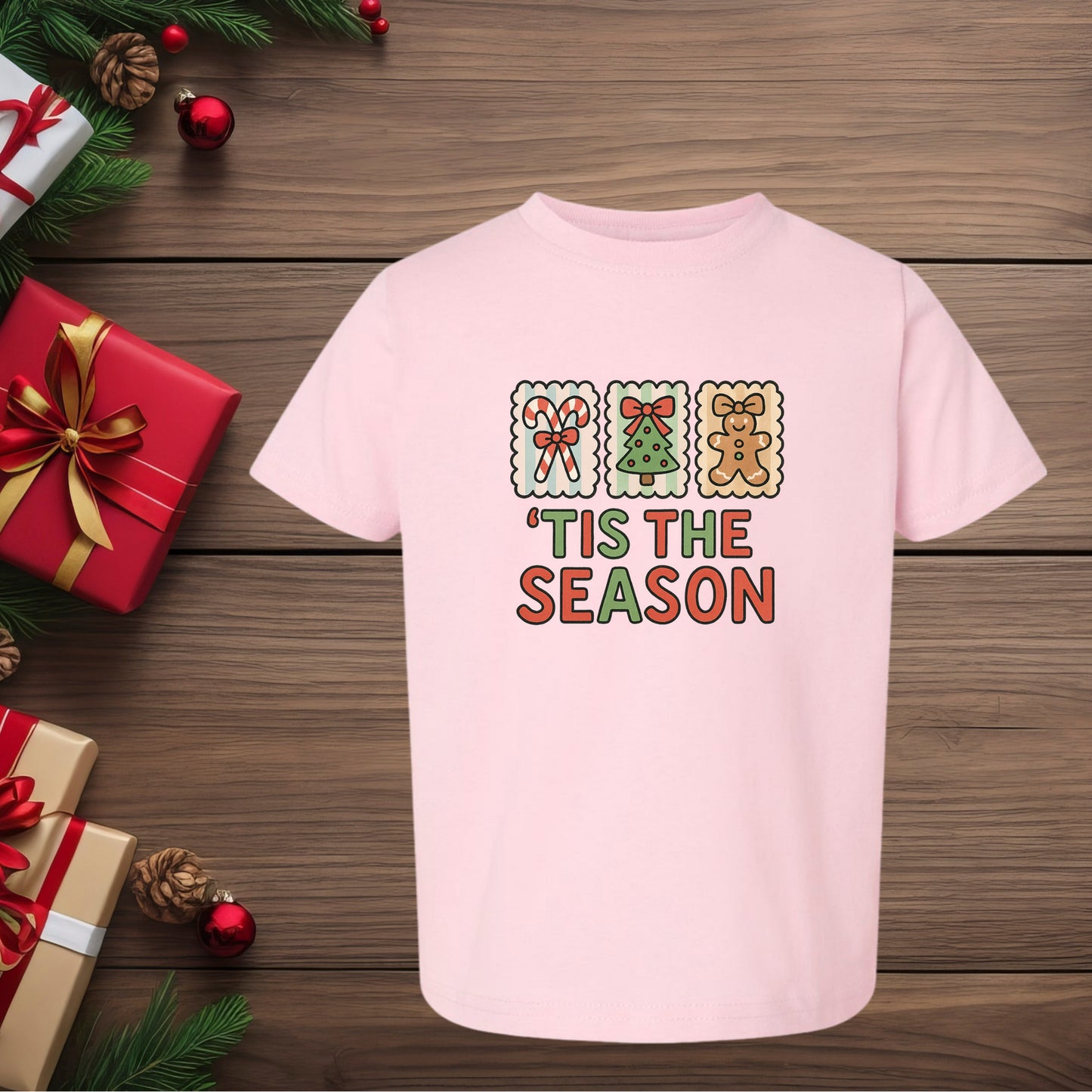 Festive Tis The Season (Multiple Color Choices)