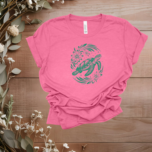 Floral Sea Turtle