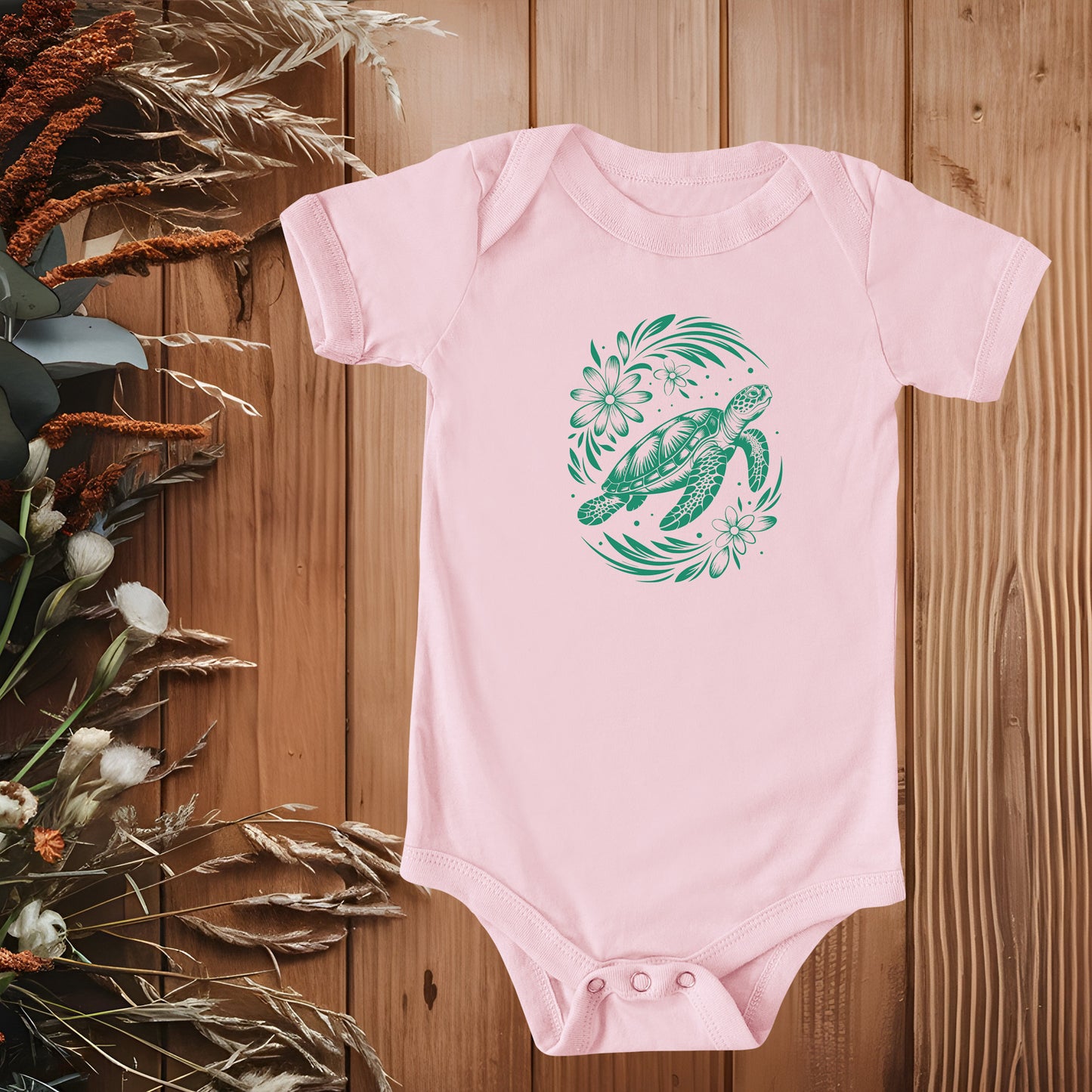 Floral Sea Turtle