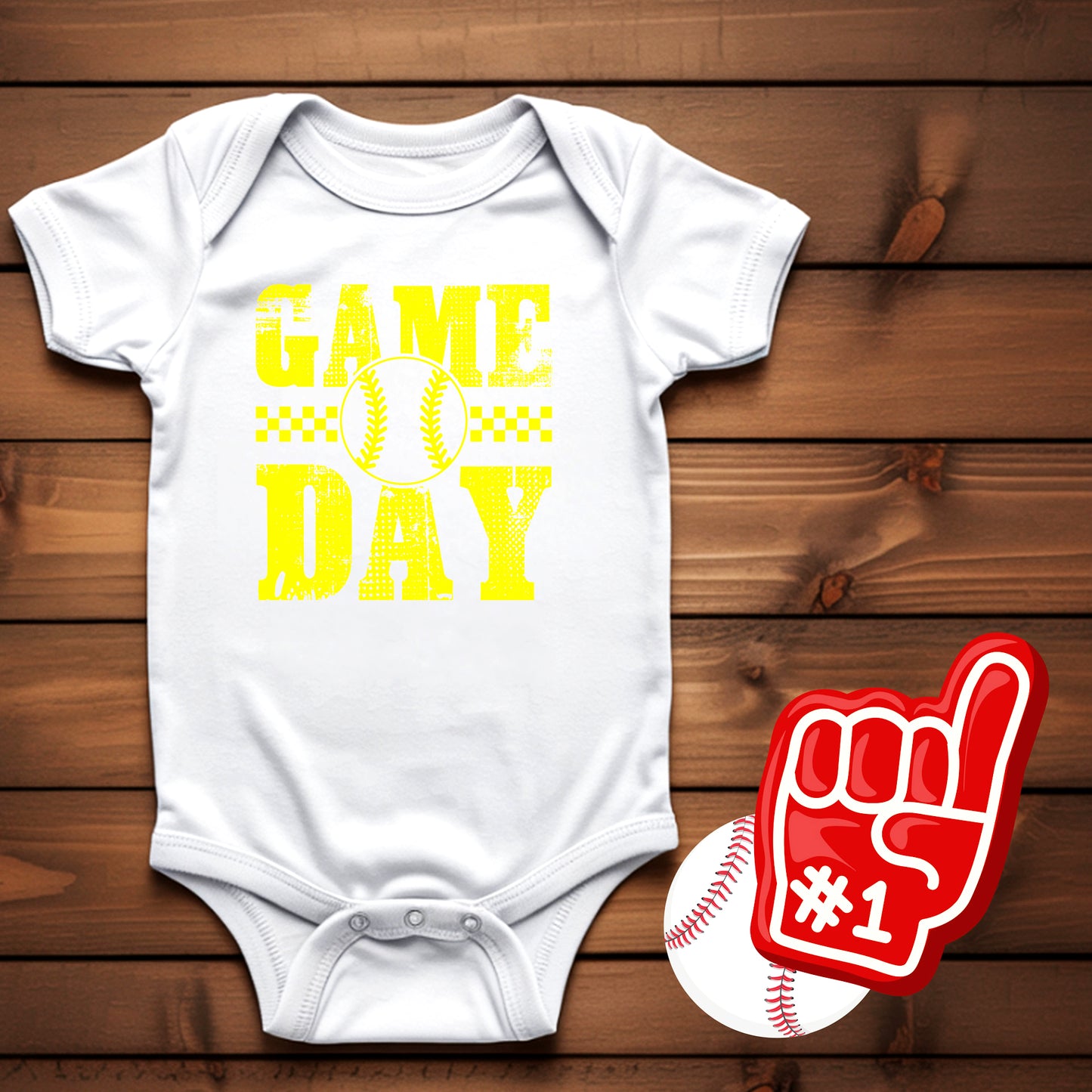 Game Day-Baseball (Multiple Color Options)