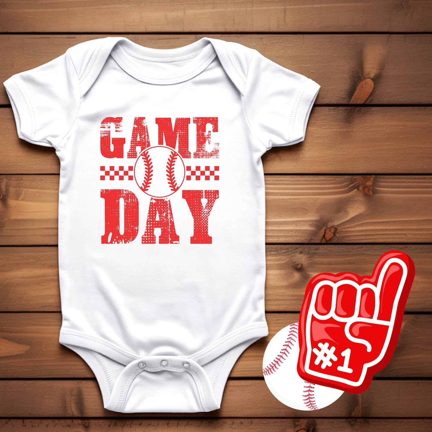 Game Day-Baseball (Multiple Color Options)