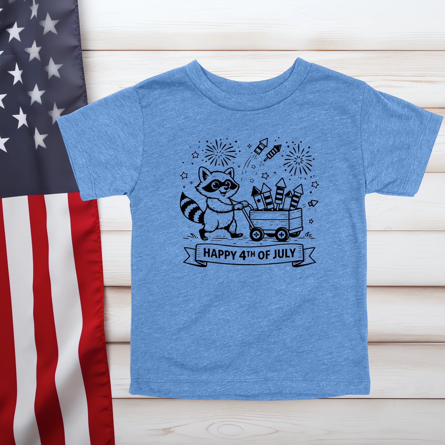 Happy 4th of July (Multiple Color Choices)