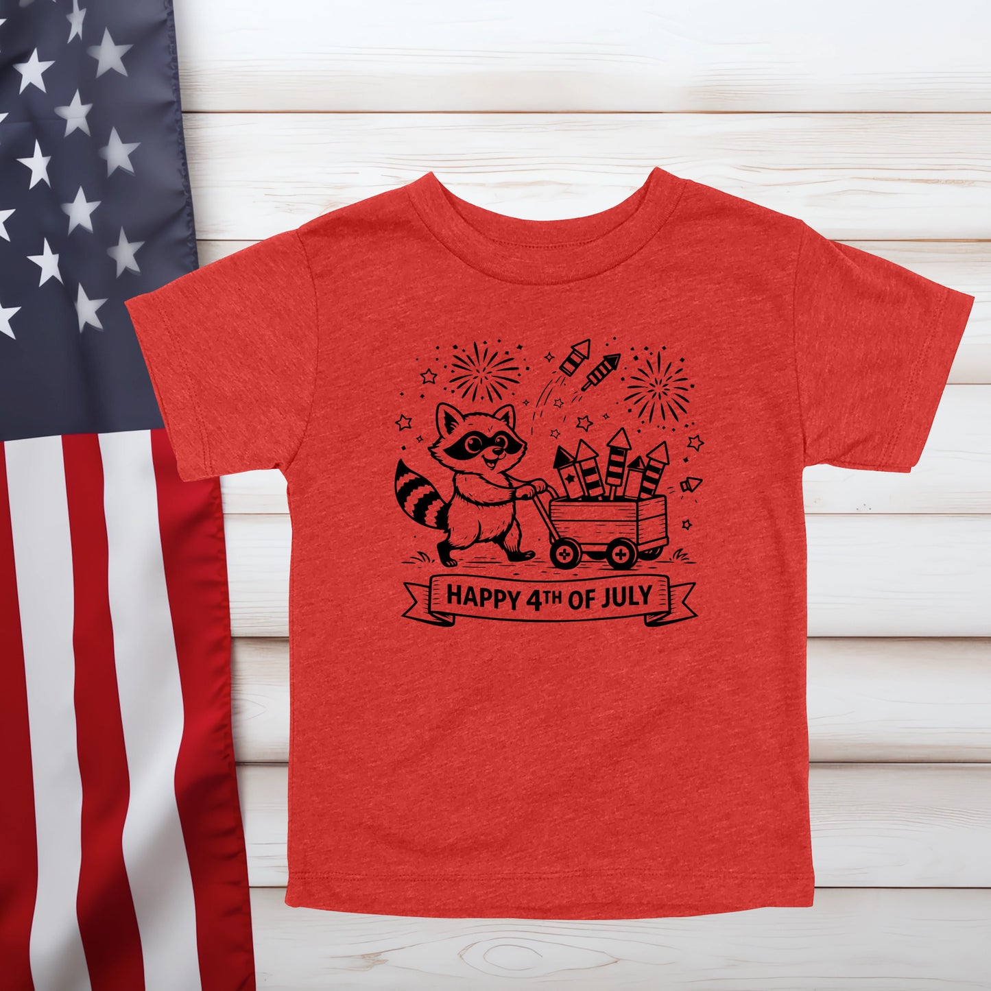 Happy 4th of July (Multiple Color Choices)