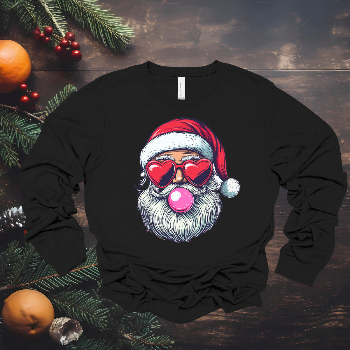 Heart-Eyed Bearded Santa