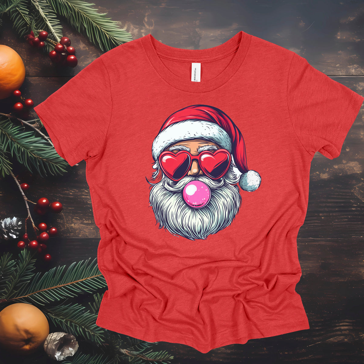 Heart-Eyed Bearded Santa