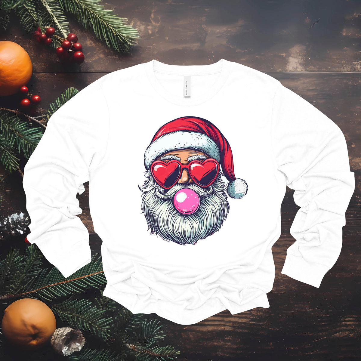 Heart-Eyed Bearded Santa