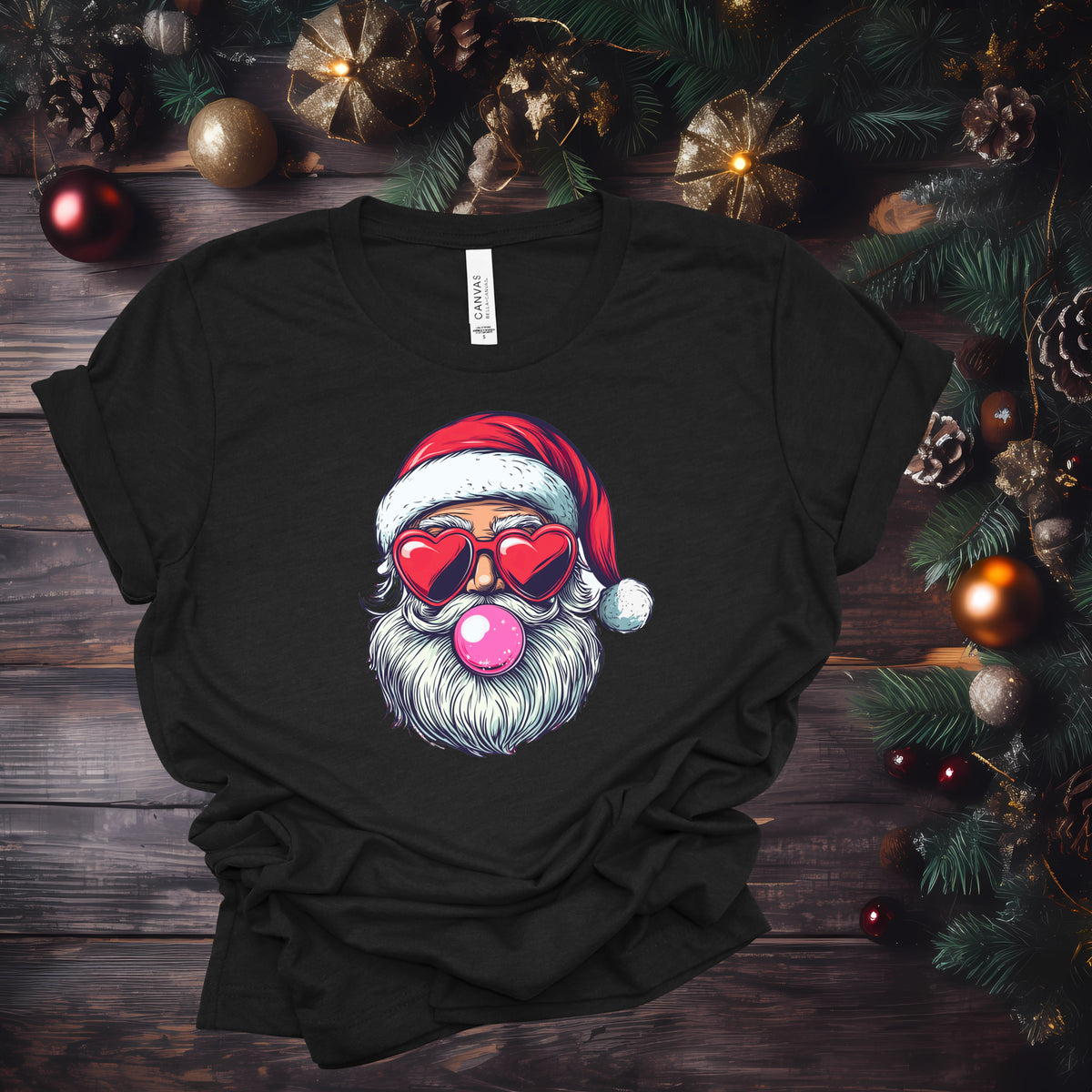 Heart-Eyed Bearded Santa (Multiple Color Choices)