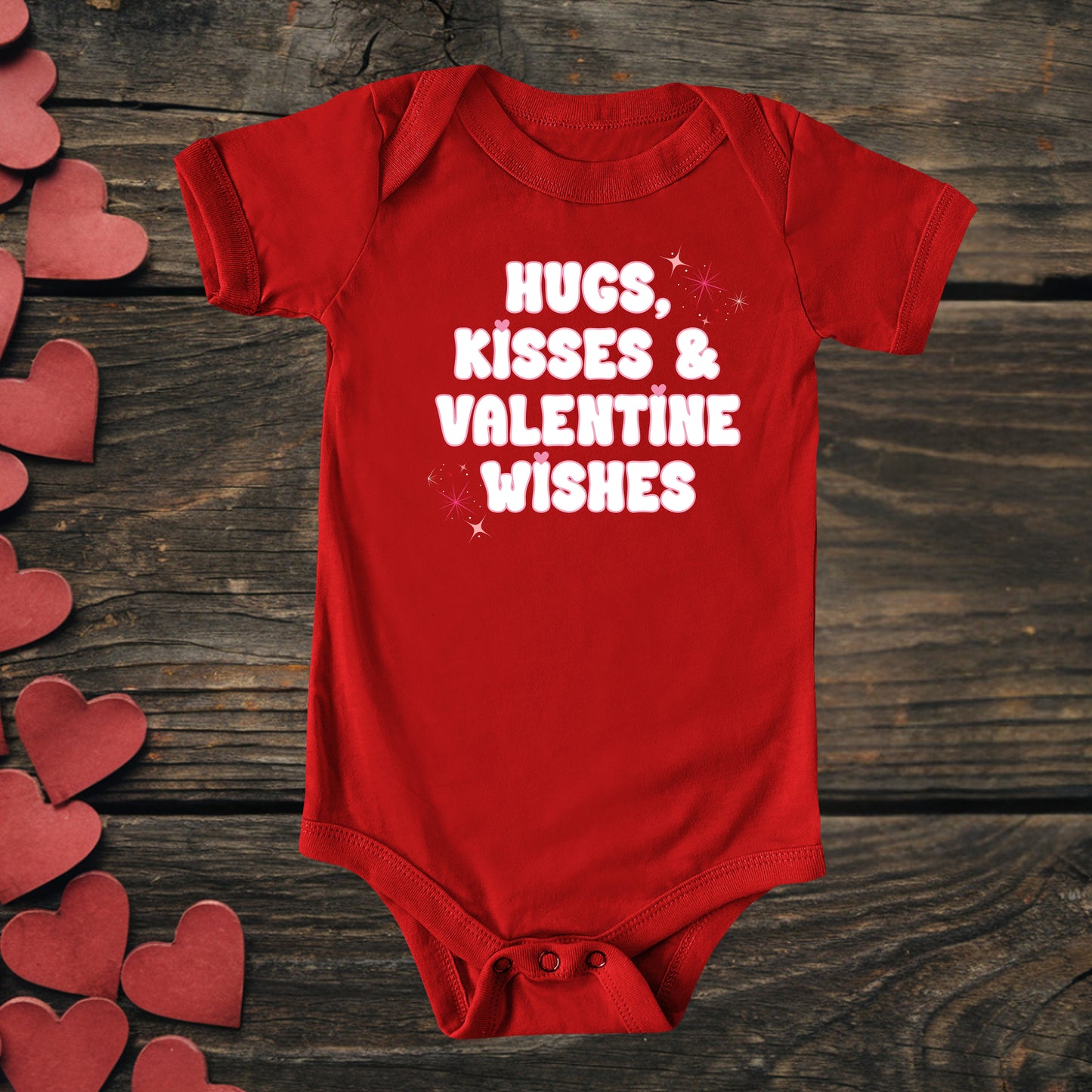 Hugs, Kisses & Valentine Wishes