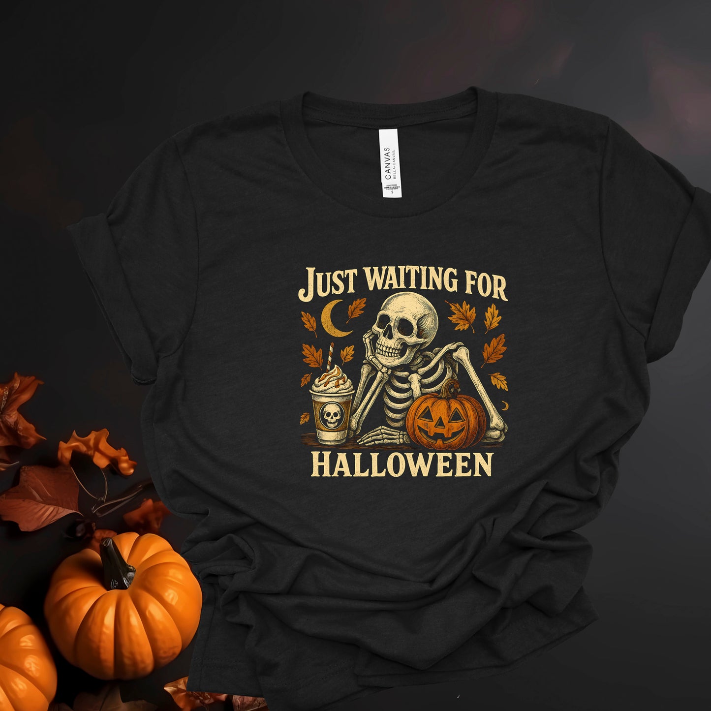 Just Waiting For Halloween Skeleton