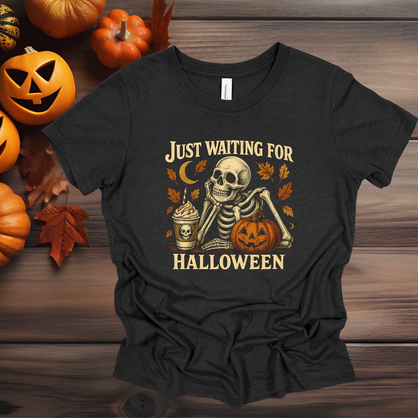 Just Waiting For Halloween Skeleton