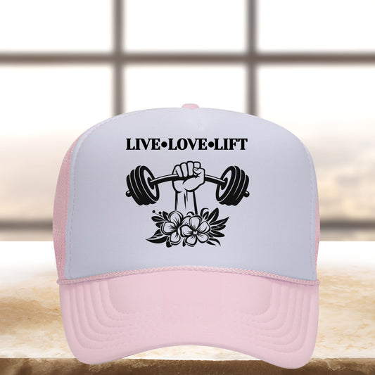 Live-Love-Lift (Black Transfer)