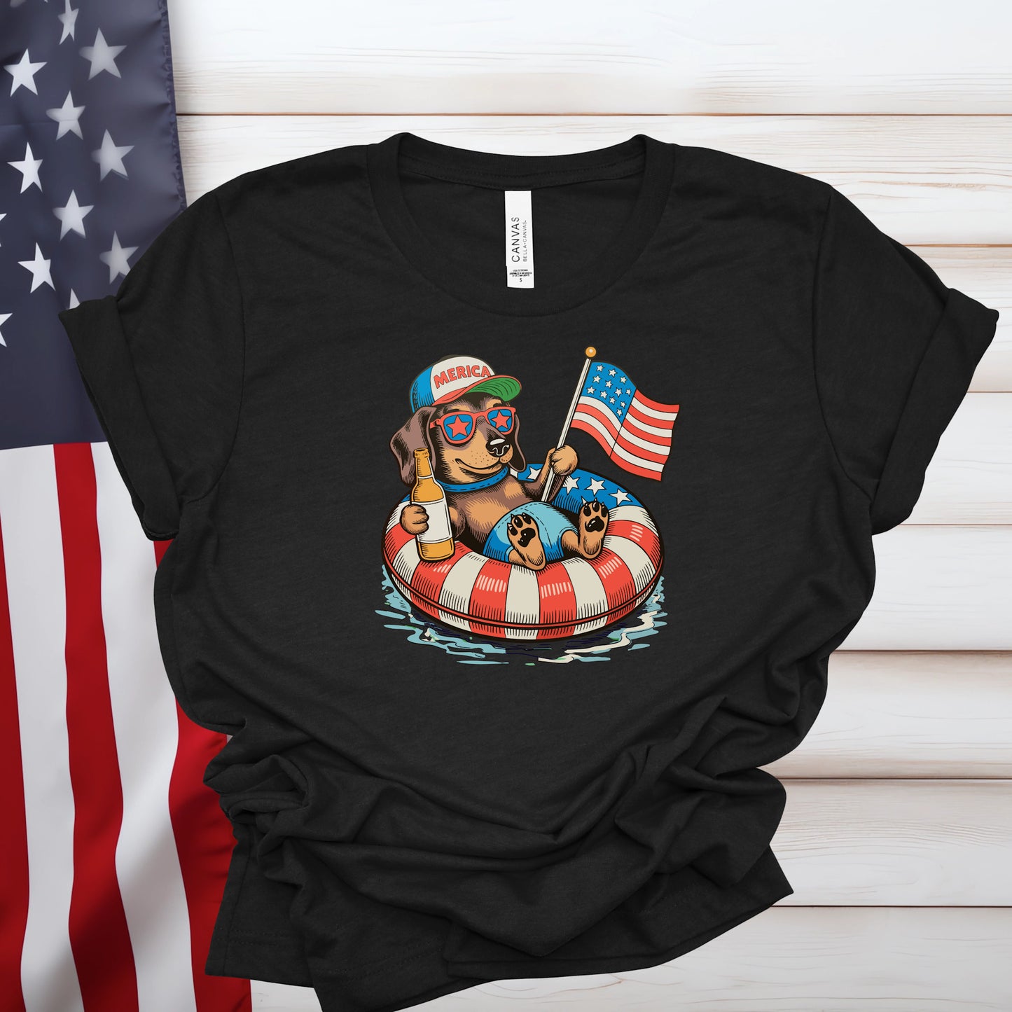 Merica Dachshund (Multiple Color Choices)