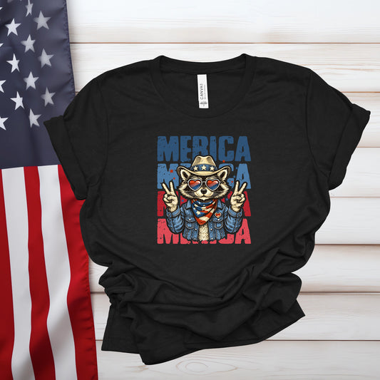 Merica Raccoon (Multiple Color Choices)
