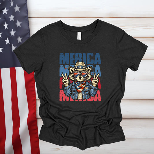 Merica Raccoon (Multiple Color Choices)