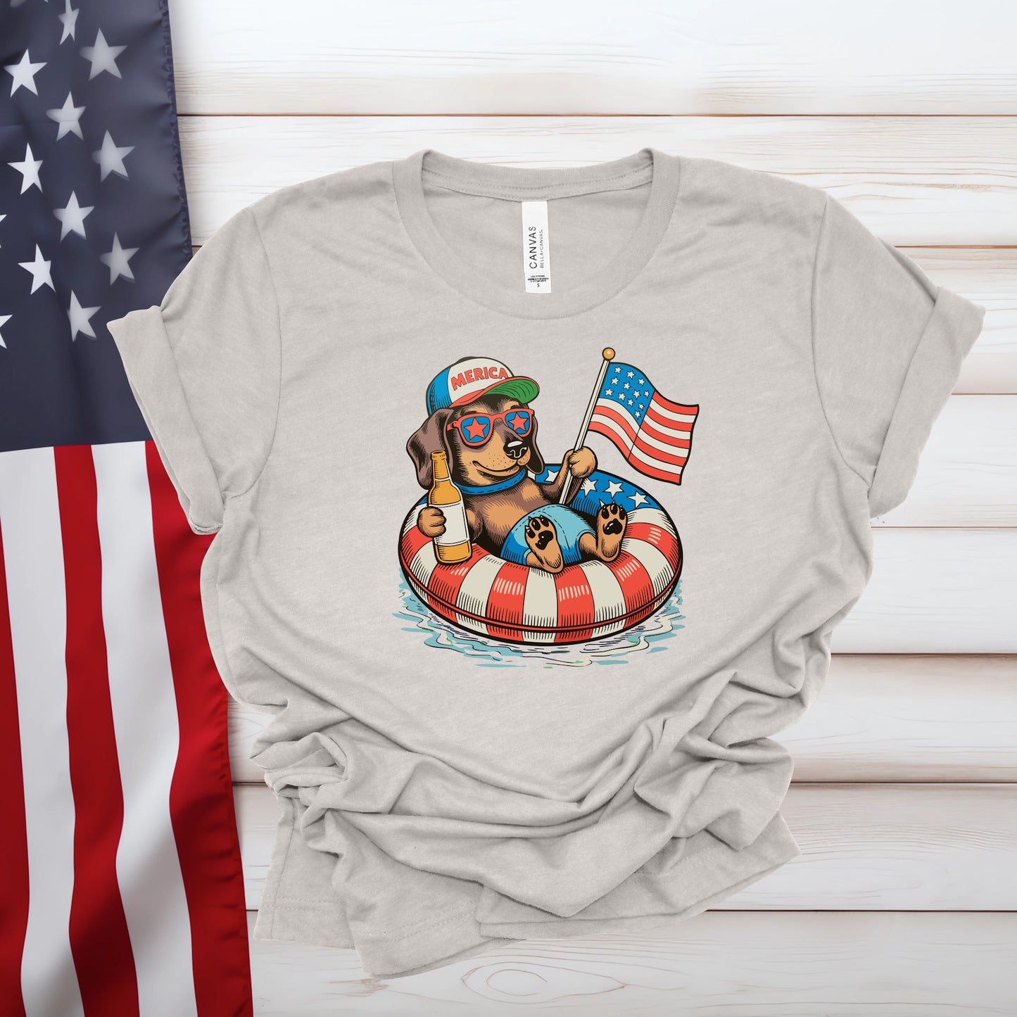 Merica Dachshund (Multiple Color Choices)