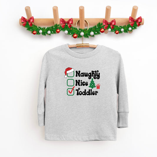 Naughty, Nice, Toddler (Boy & Girl)