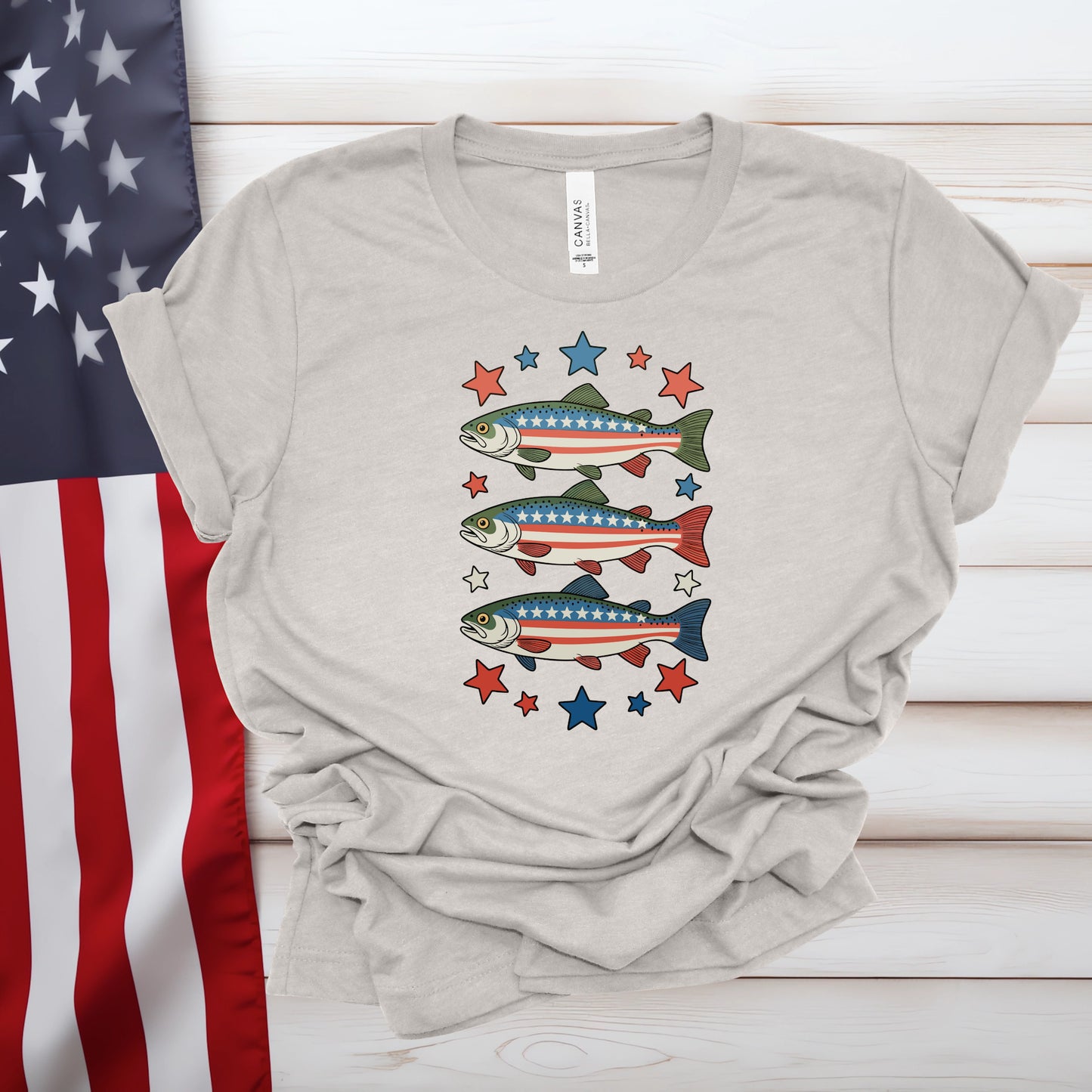 Patriotic Trout (Multiple Color Choices)