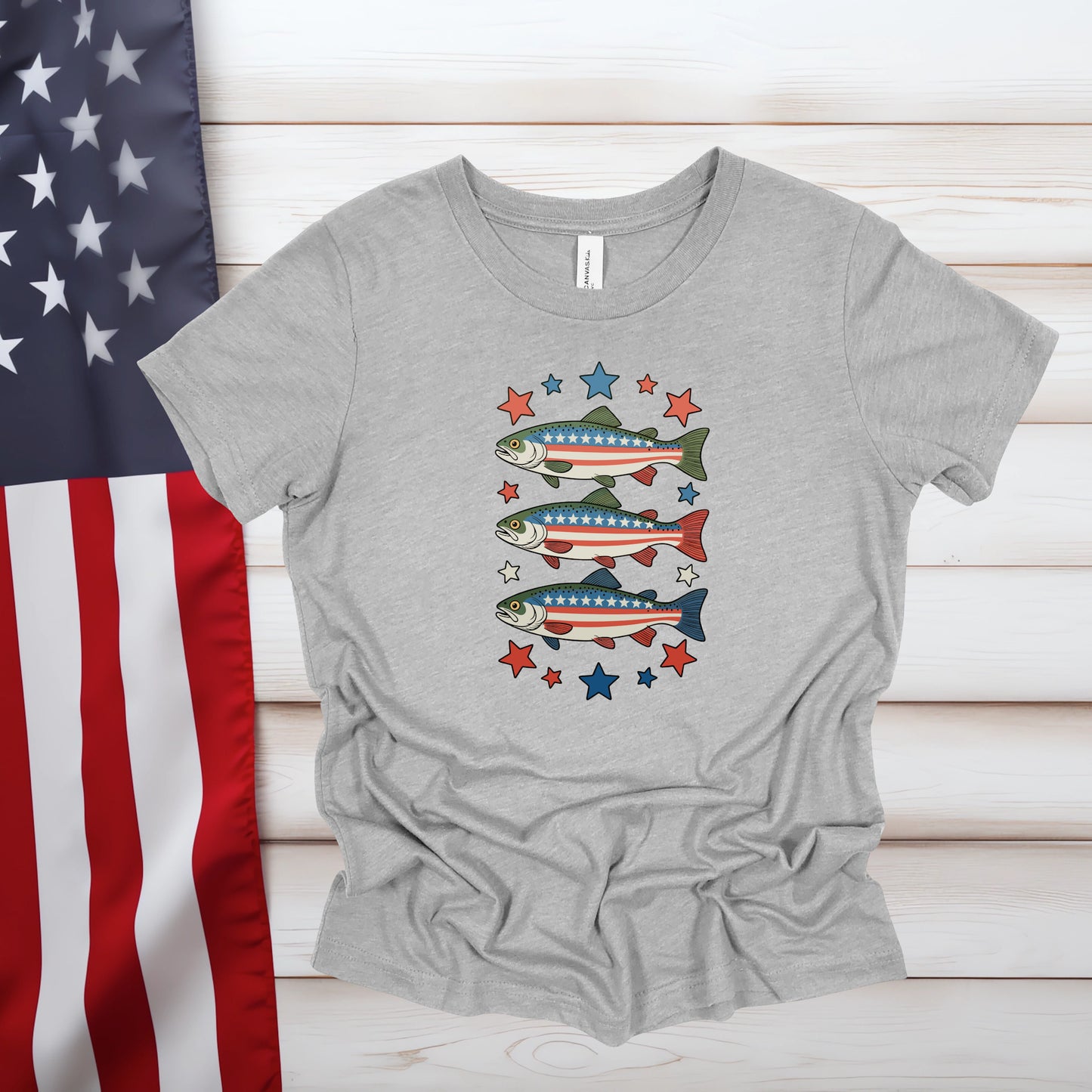 Patriotic Trout (Multiple Color Choices)