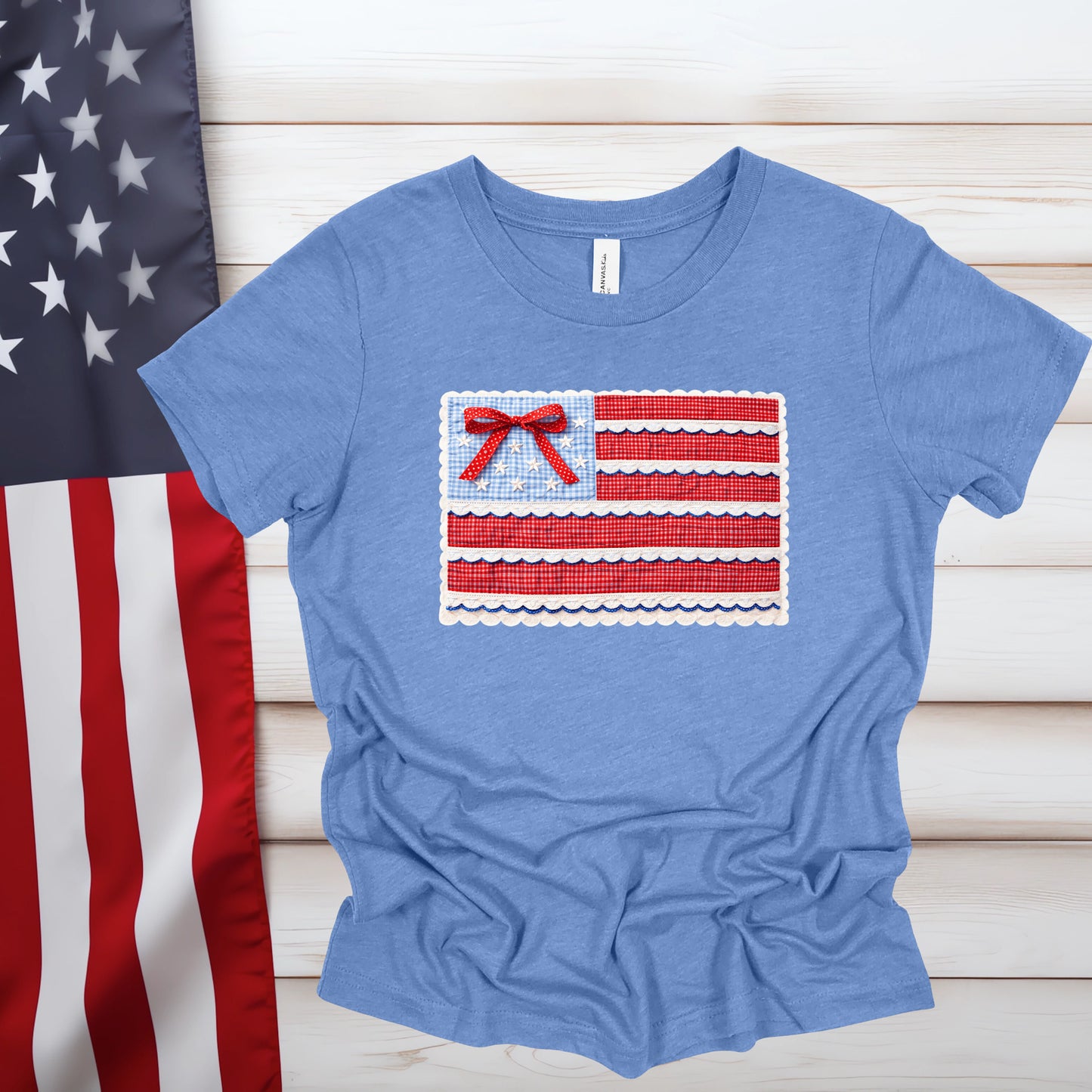 Quilted Flag (Multiple Color Choices)