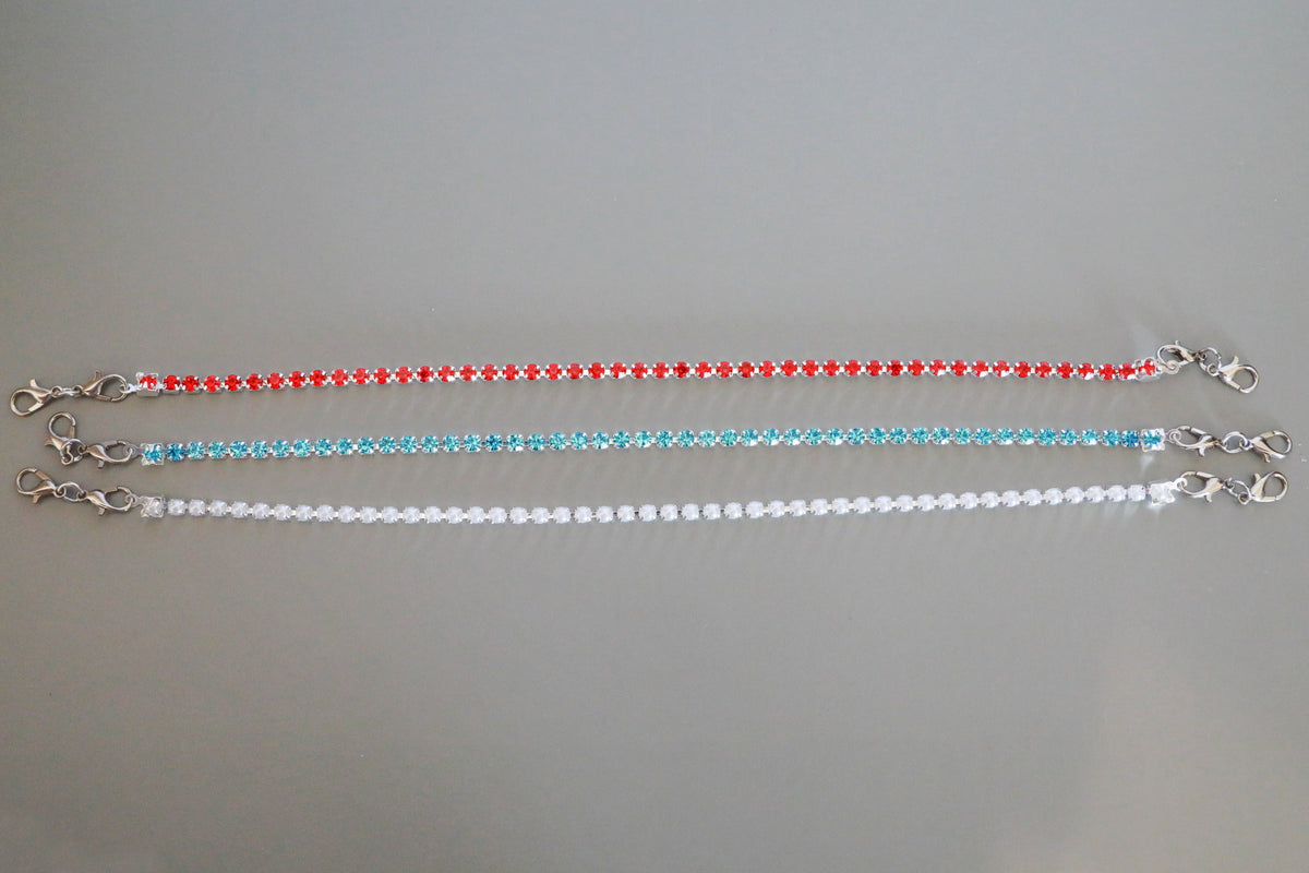 Rhinestone Hat Chains (Multiple Colors)